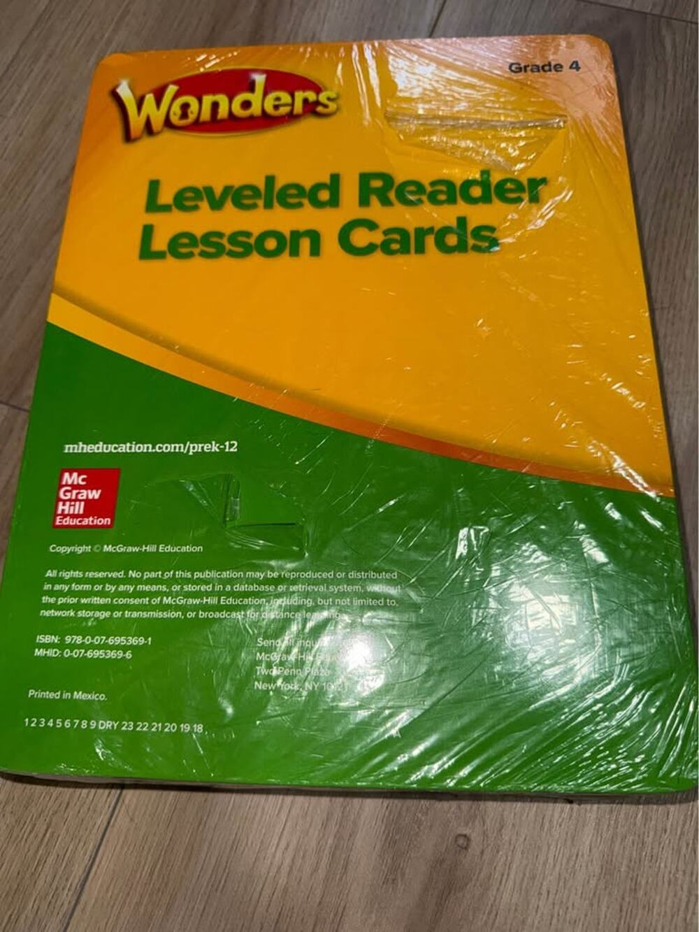 Wonders Leveled Reader Lesson Cards Grade 4 New
